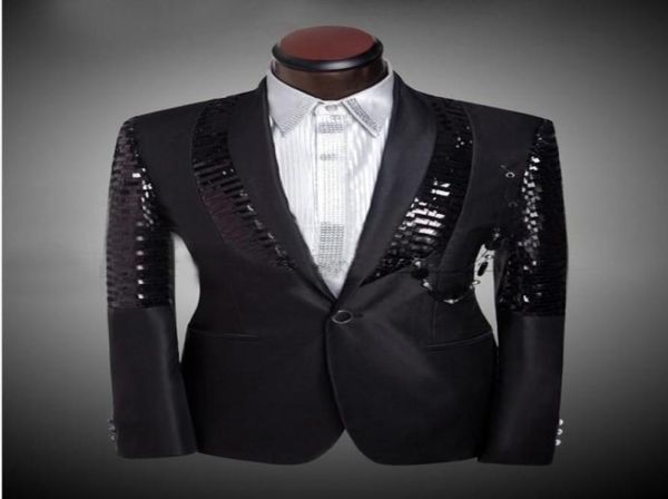 new arrival men slim fit suit mens suits with pants black sequin shiny blazer jacket wedding tuxedos men039s suits9427213, White;black
new arrival men slim fit suit mens suits with pants black sequin shiny blazer jacket wedding tuxedos men039s suits9427213, White;black