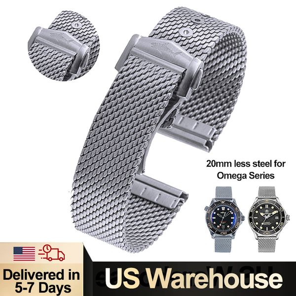 watch bands heimdallr mesh watch strap for nttd steel for omegawatch sea ghost 20mm stainless steel watch mens bracelet series band 230802, Black;brown
watch bands heimdallr mesh watch strap for nttd steel for omegawatch sea ghost 20mm stainless steel watch mens bracelet series band 230802, Black;brown