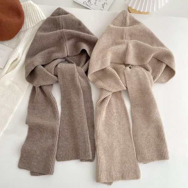 wide brim hats bucket korea hat and scarf set knitted hooded shawl balaclava winter thicken keep warm wool pullover gothic accessories 23080, Blue;gray
wide brim hats bucket korea hat and scarf set knitted hooded shawl balaclava winter thicken keep warm wool pullover gothic accessories 23080, Blue;gray