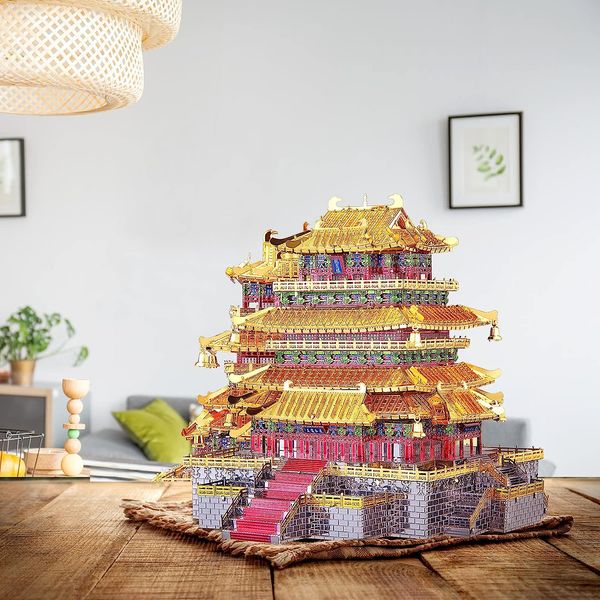 piececool 3d metal puzzle guanque tower old building model craft collection brain teaser stress relief toys handmade entertainment for adult
piececool 3d metal puzzle guanque tower old building model craft collection brain teaser stress relief toys handmade entertainment for adult