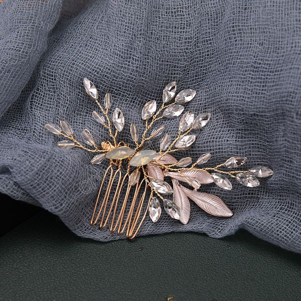 bride hair side comb clips wedding hair accessories leaf pearl hairpin fashion headpiece simple tiaras jewelry for women, Slivery;white
bride hair side comb clips wedding hair accessories leaf pearl hairpin fashion headpiece simple tiaras jewelry for women, Slivery;white