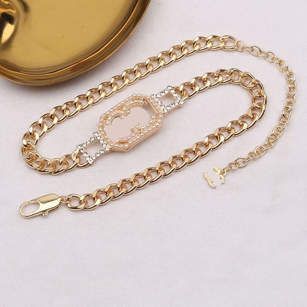 20style luxury designer brand double letter necklaces chain gold plated pearl thick chain sweater newklace for women wedding jewerlry, Silver
20style luxury designer brand double letter necklaces chain gold plated pearl thick chain sweater newklace for women wedding jewerlry, Silver