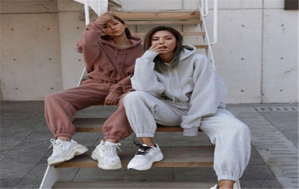 women039s tracksuits 2021 women two piece set outfits autumn womens tracksuit oversized hoodie and pants casual sport suit wint1606341, Gray
women039s tracksuits 2021 women two piece set outfits autumn womens tracksuit oversized hoodie and pants casual sport suit wint1606341, Gray