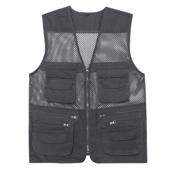casual loose cotton men vest vneck mesh zipper sleeveless mens jacket spring summer male vest with many pockets 2203167707504, White;black
casual loose cotton men vest vneck mesh zipper sleeveless mens jacket spring summer male vest with many pockets 2203167707504, White;black