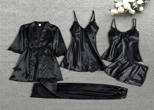 women039s sleepwear silk robe sleep suit womens lace satin pajamas gown set vneck cami nighties wear pijama home nightwear spr1985610, Black;red
women039s sleepwear silk robe sleep suit womens lace satin pajamas gown set vneck cami nighties wear pijama home nightwear spr1985610, Black;red
