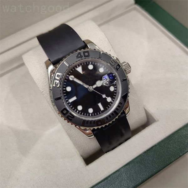 mens watches yachtmaster montre luxe automatic mechanical fashion 40mm rubber stainless steel strap famous aaa watches waterproof trendy dh0, Slivery;brown
mens watches yachtmaster montre luxe automatic mechanical fashion 40mm rubber stainless steel strap famous aaa watches waterproof trendy dh0, Slivery;brown