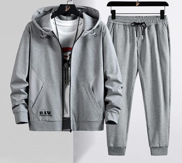 men039s tracksuits spring autumn black grey hooded tracksuit plus size 8xl sportswear zip up hoodiespants 2 piece set men cott5254135, Gray
men039s tracksuits spring autumn black grey hooded tracksuit plus size 8xl sportswear zip up hoodiespants 2 piece set men cott5254135, Gray