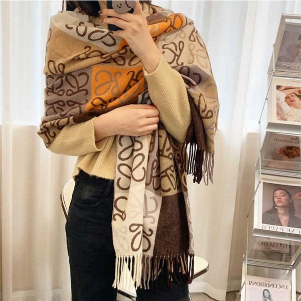 classic designer cashmere warm scarf new korean edition imitation cashmere scarf women's soft glutinous warm tassel winter versatile pl, Blue;gray
classic designer cashmere warm scarf new korean edition imitation cashmere scarf women's soft glutinous warm tassel winter versatile pl, Blue;gray