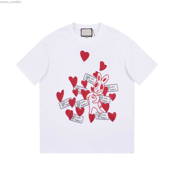 summer new fashion girl cute love rabbit printing t-shirt round neck leisure 100% cotton short sleeve, White
summer new fashion girl cute love rabbit printing t-shirt round neck leisure 100% cotton short sleeve, White