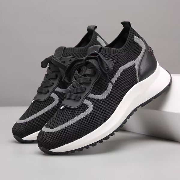 famous design davyn sneakers shoes men outline 1851 knitted fabric & calf leather trainers discount skateboard walking with box, Black
famous design davyn sneakers shoes men outline 1851 knitted fabric & calf leather trainers discount skateboard walking with box, Black