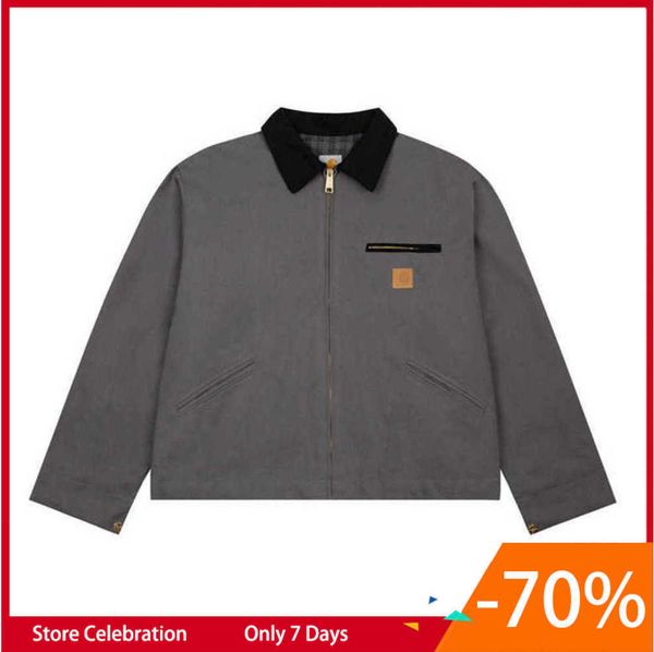 men's jacket fashion brand carhart new washable old american detroit workwear canvas coat baxq loose design motion design 62ess, Black;brown
men's jacket fashion brand carhart new washable old american detroit workwear canvas coat baxq loose design motion design 62ess, Black;brown