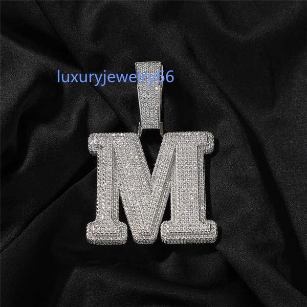 26 letter necklace pendant hip hop iced out personality men's pendant necklace, Silver
26 letter necklace pendant hip hop iced out personality men's pendant necklace, Silver
