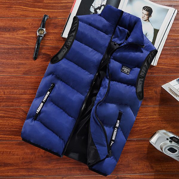 men's vests cotton autumn and casual men's coat thickened korean fashion winter handsome large shoulder vest 230803, Black;white
men's vests cotton autumn and casual men's coat thickened korean fashion winter handsome large shoulder vest 230803, Black;white