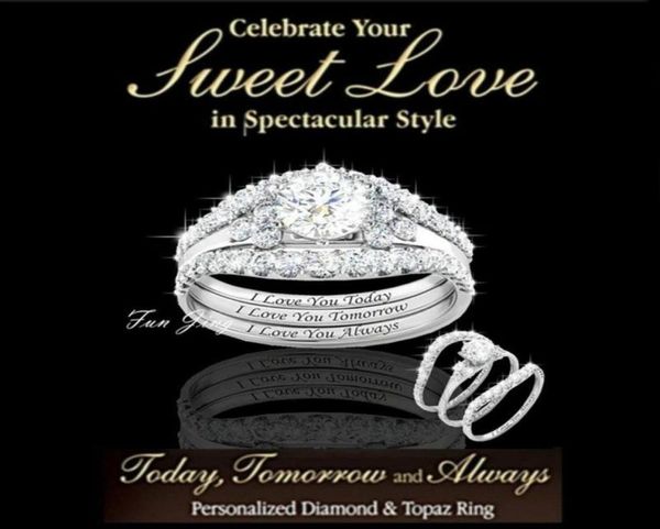 wedding rings 3pcs set classic bright woman fashion crystal jewelry exquisite silver colour white ring9668393, Slivery;golden
wedding rings 3pcs set classic bright woman fashion crystal jewelry exquisite silver colour white ring9668393, Slivery;golden