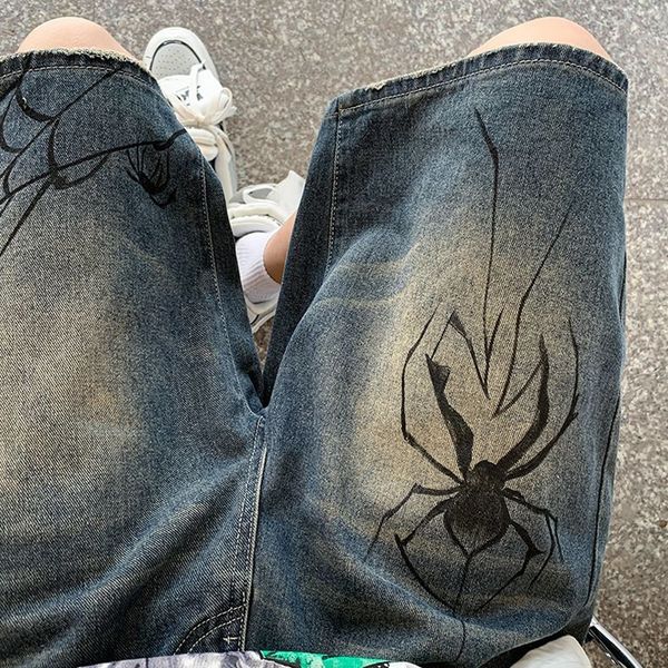 women's shorts y2k women streetwear breeches spider cobweb korean harajuku denim hip hop short pants grunge bermudas jeans shorts men c, White;black
women's shorts y2k women streetwear breeches spider cobweb korean harajuku denim hip hop short pants grunge bermudas jeans shorts men c, White;black