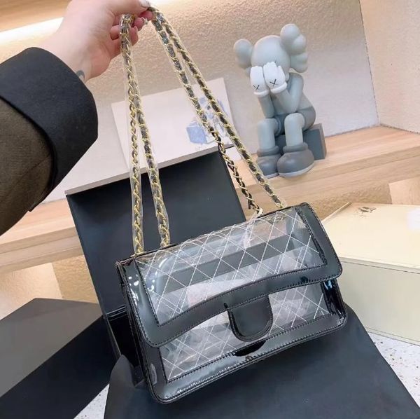 2023 new fashion bag tote designer luxury party bags transparent chain woman bag black versatile fashion26cm bag
2023 new fashion bag tote designer luxury party bags transparent chain woman bag black versatile fashion26cm bag