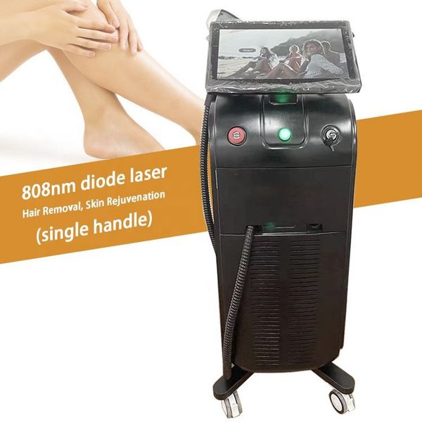 808nm diode laser hair removal machine permanent painess ing point laser epilator lazer hair removal with 500w handle power, Black
808nm diode laser hair removal machine permanent painess ing point laser epilator lazer hair removal with 500w handle power, Black