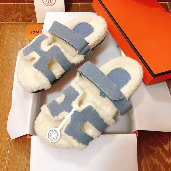 fashion men women chypre fluffy slippers sandals l flats sliders italy popular front strap magic stick calfskin slides design spring and fal, Black
fashion men women chypre fluffy slippers sandals l flats sliders italy popular front strap magic stick calfskin slides design spring and fal, Black