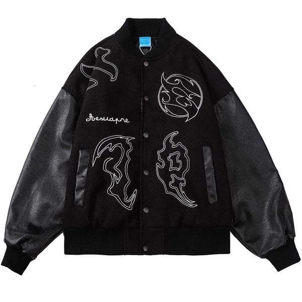 men's jackets mens patchwork baseball jackets hip hop varsity retro embrodiery bomber coats streetwear harajuku casual varsity college, Black;brown
men's jackets mens patchwork baseball jackets hip hop varsity retro embrodiery bomber coats streetwear harajuku casual varsity college, Black;brown