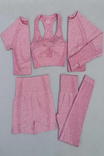 tracksuits 5pcs women vital seamless yoga set workout sport wear gym clothing short long sleeve crop high waist leggings sport7609841, Gray
tracksuits 5pcs women vital seamless yoga set workout sport wear gym clothing short long sleeve crop high waist leggings sport7609841, Gray