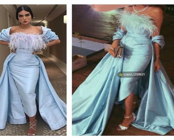 2021 plus size arabic aso ebi stylish feather prom dresses sheath satin tea length evening formal party second reception gown9133090, Black
2021 plus size arabic aso ebi stylish feather prom dresses sheath satin tea length evening formal party second reception gown9133090, Black