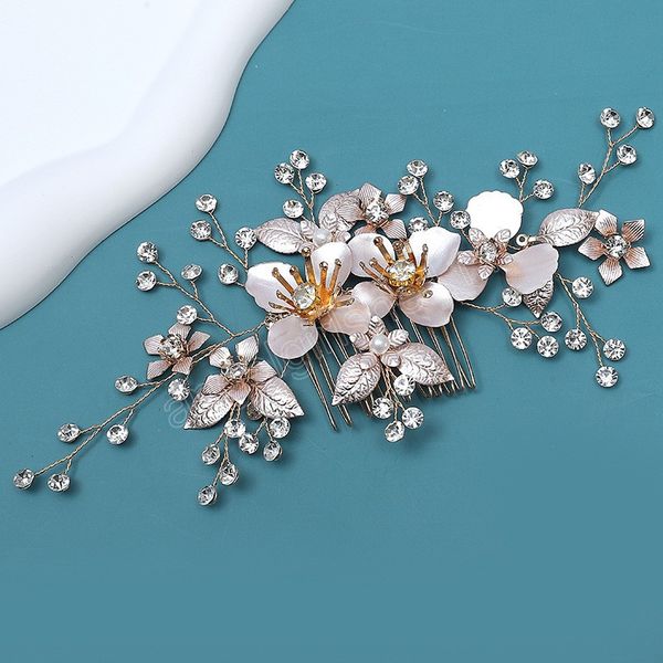 new wedding hair comb bride tiaras pearl floral hairpin luxury party headdress exquisite crown charm hair jewelry for women, Slivery;white
new wedding hair comb bride tiaras pearl floral hairpin luxury party headdress exquisite crown charm hair jewelry for women, Slivery;white