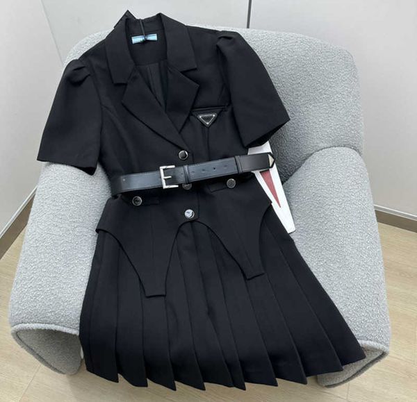 basic casual dresses womens casual dresses fashion suit pleated dress double-breasted suits elegant woman long sleeves dresses summer classi, Black;gray
basic casual dresses womens casual dresses fashion suit pleated dress double-breasted suits elegant woman long sleeves dresses summer classi, Black;gray