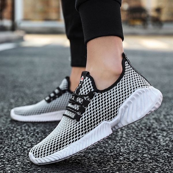 mens breathable running shoes men trainers black grey sneaker outdoor jogging sports shoe, White;red
mens breathable running shoes men trainers black grey sneaker outdoor jogging sports shoe, White;red