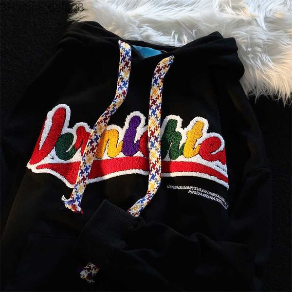 men's hoodies sweatshirts vintage letter embroidery hoodie harajuku oversized pullover korean loose hip hop long sleeve sweatshirt z230, Black
men's hoodies sweatshirts vintage letter embroidery hoodie harajuku oversized pullover korean loose hip hop long sleeve sweatshirt z230, Black