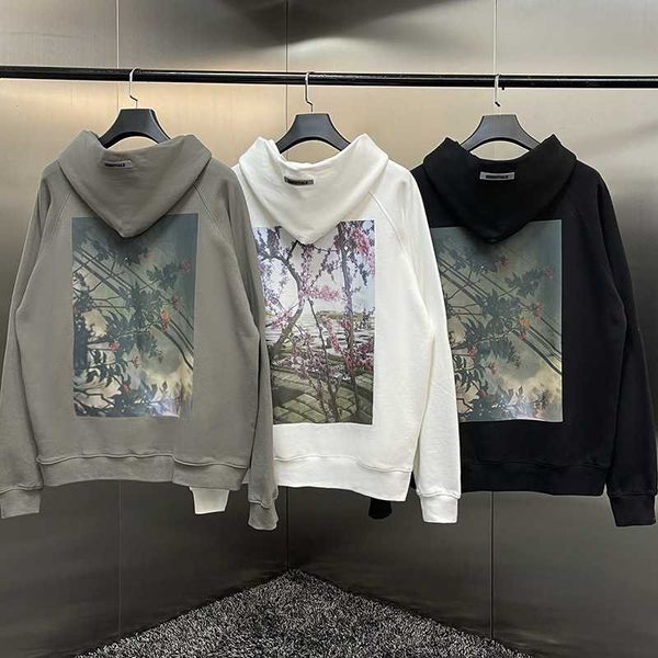 fw21 men's essentils hoodies sweatshirt 100% cotton back colorful flower pattern hip hop loose hoodie, Black
fw21 men's essentils hoodies sweatshirt 100% cotton back colorful flower pattern hip hop loose hoodie, Black
