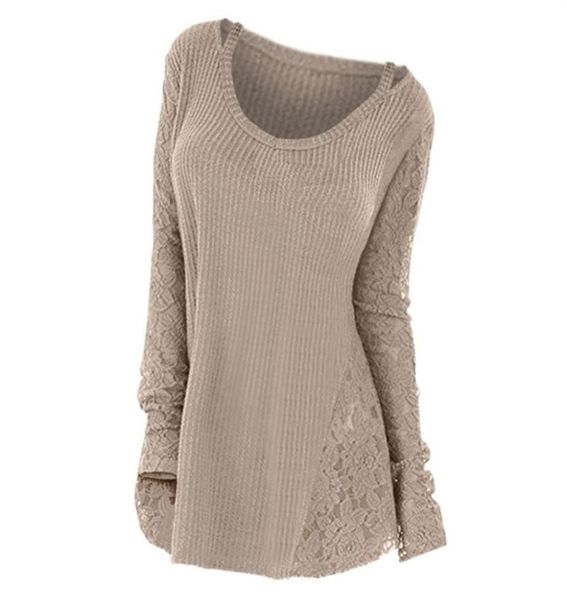2020 plus size lace panel floral women sweater long sleeve autumn winter knitted solid jumper casual pullovers pull femme25597557498, White;black
2020 plus size lace panel floral women sweater long sleeve autumn winter knitted solid jumper casual pullovers pull femme25597557498, White;black