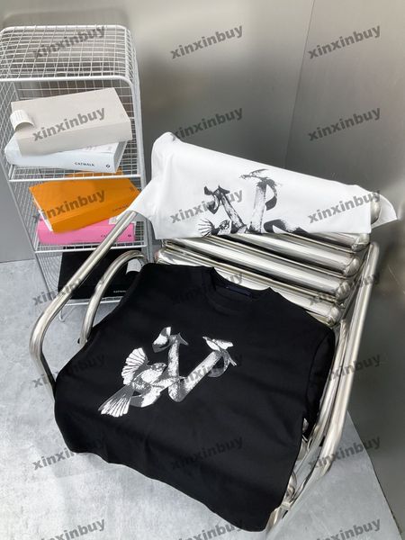 xinxinbuy men designer tee t shirt 23ss paris graffiti bird printing short sleeve cotton women white blue green s-2xl, Black;brown
xinxinbuy men designer tee t shirt 23ss paris graffiti bird printing short sleeve cotton women white blue green s-2xl, Black;brown
