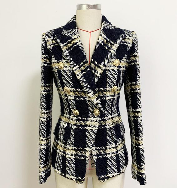 classic style original design women039s blazer doublebreasted woolen tweed blazers slim jacket metal buckles plaid8712101, White;black
classic style original design women039s blazer doublebreasted woolen tweed blazers slim jacket metal buckles plaid8712101, White;black