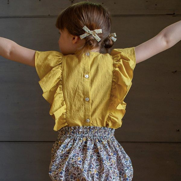 t shirts 100 cotton girls cropped summer baby girl casual buttons ruffle sleeveless blouse children s t shirts tz119 230802, Blue
t shirts 100 cotton girls cropped summer baby girl casual buttons ruffle sleeveless blouse children s t shirts tz119 230802, Blue