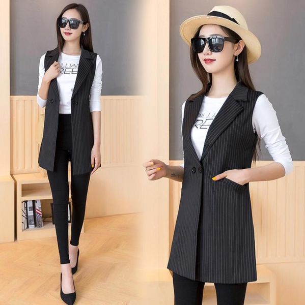 spring women long suit vest new office lady blazers suit vest plus size cardigan sleeveless jacket female long jacket2557433, Black;white
spring women long suit vest new office lady blazers suit vest plus size cardigan sleeveless jacket female long jacket2557433, Black;white