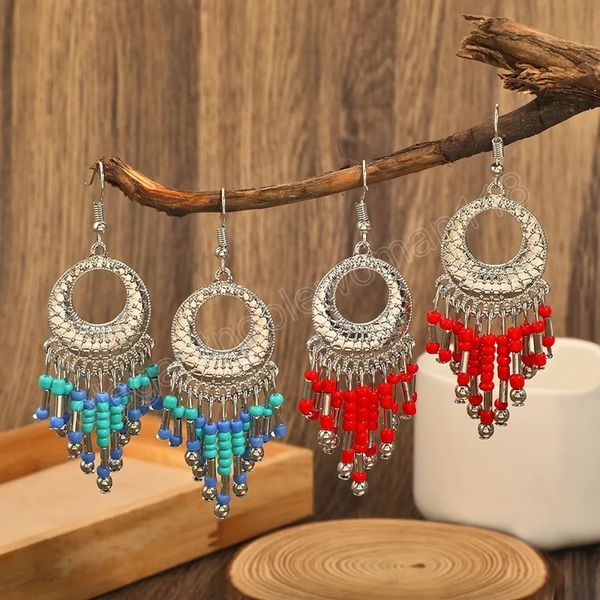 ethnic retro classic tassel rice beads earrings for women boho long round hollow silver color dangle earrings vacation jewelry
ethnic retro classic tassel rice beads earrings for women boho long round hollow silver color dangle earrings vacation jewelry