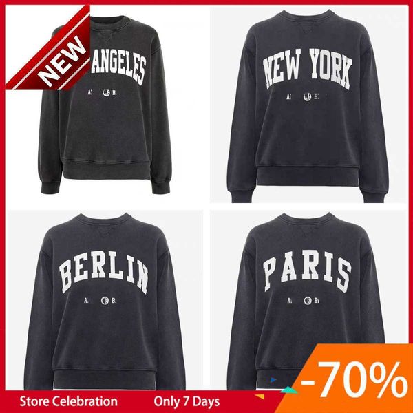 anin university city sweatshirt women designer pullover bing new letter burst print sweater printed wash round neck cotton hoodieess, Black
anin university city sweatshirt women designer pullover bing new letter burst print sweater printed wash round neck cotton hoodieess, Black