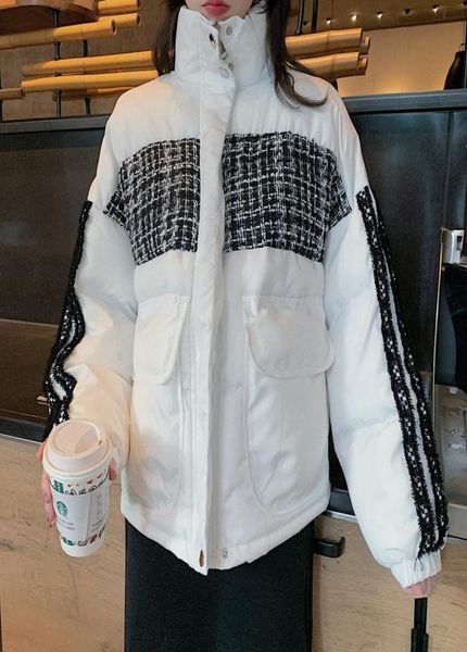 2020 autumn winter cotton parkas oversized coats and jackets womens outerwear stand collar plaid puffer jacket8696465, Black
2020 autumn winter cotton parkas oversized coats and jackets womens outerwear stand collar plaid puffer jacket8696465, Black
