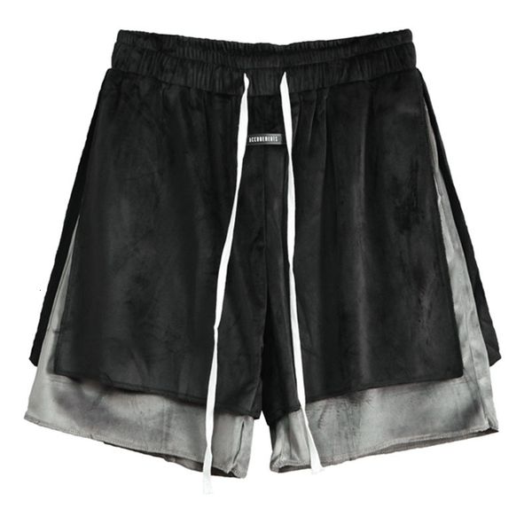 men's shorts fake two pieces hip hop jeans loose wide leg casual 230802, White;black
men's shorts fake two pieces hip hop jeans loose wide leg casual 230802, White;black