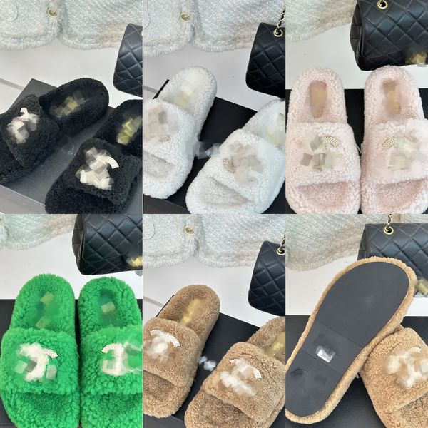 luxury fur slippers designer trendy fur sandals ladies c buckle double fluffy shearling wool slippers flat bottom slides winter fashion home, Black
luxury fur slippers designer trendy fur sandals ladies c buckle double fluffy shearling wool slippers flat bottom slides winter fashion home, Black