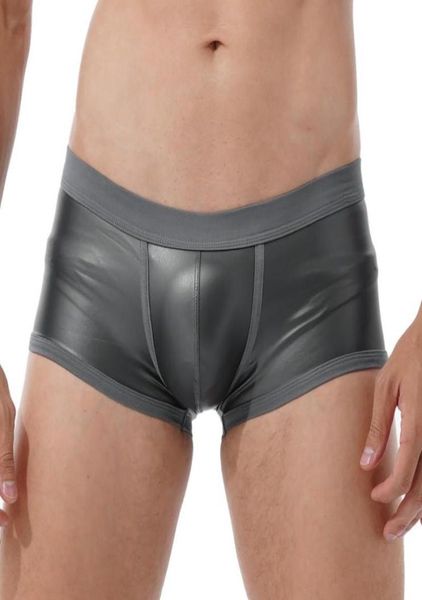 men039s shorts mens faux leather boxer sports low waist swimming trunks swimwear bulge pouch elastic waistband underpantsmen06438428, White;black
men039s shorts mens faux leather boxer sports low waist swimming trunks swimwear bulge pouch elastic waistband underpantsmen06438428, White;black
