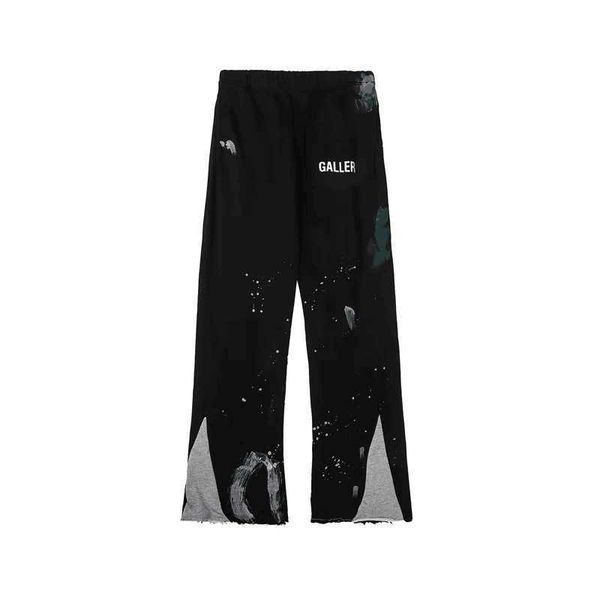 s pants gall eryes sweatpants dept speckled letter print women's couple loose versatile casual straight, Blue
s pants gall eryes sweatpants dept speckled letter print women's couple loose versatile casual straight, Blue