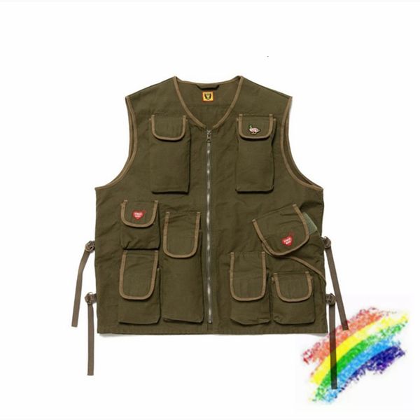 men's jackets human made hunting vest jacket men women 1 1 sleeveless multi-pocket functional heavy-duty work vest 230802, Black;brown
men's jackets human made hunting vest jacket men women 1 1 sleeveless multi-pocket functional heavy-duty work vest 230802, Black;brown