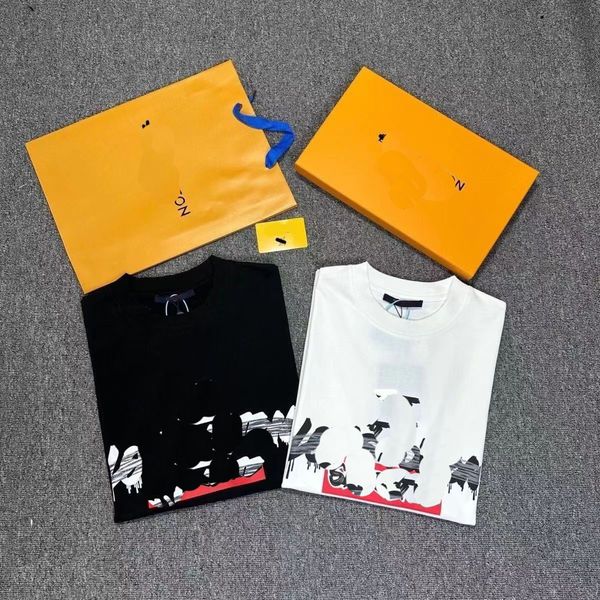 designer t-shirt fashion summer new letter-printed t-shirt loose round neck short sleeve classic, White;black
designer t-shirt fashion summer new letter-printed t-shirt loose round neck short sleeve classic, White;black