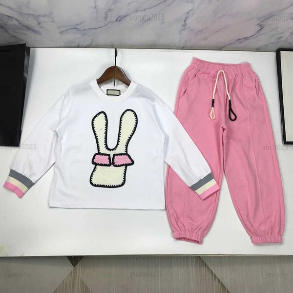 luxury designer baby sets tracksuits kids suits 2pcs cartoon rabbit pattern printed sweater and lace up pants multiple product, White
luxury designer baby sets tracksuits kids suits 2pcs cartoon rabbit pattern printed sweater and lace up pants multiple product, White