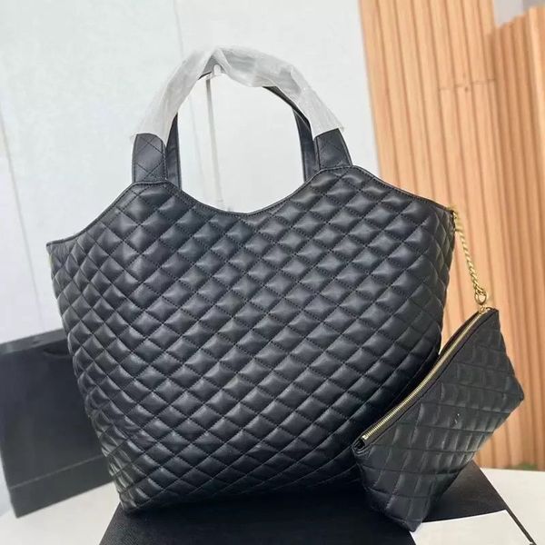 luxury women tote bags designer shoulder leather fashion city black purses large capacity totes icare maxi shopping bag lattice travel beach, Black;white
luxury women tote bags designer shoulder leather fashion city black purses large capacity totes icare maxi shopping bag lattice travel beach, Black;white
