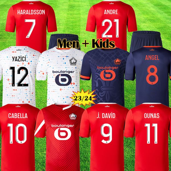 losc lille 2023 2024 soccer jerseys umtiti white cabella j david yazici ounas football shirt 23 24 lille olympique m.bayo maillot kids kit z, Black;yellow
losc lille 2023 2024 soccer jerseys umtiti white cabella j david yazici ounas football shirt 23 24 lille olympique m.bayo maillot kids kit z, Black;yellow