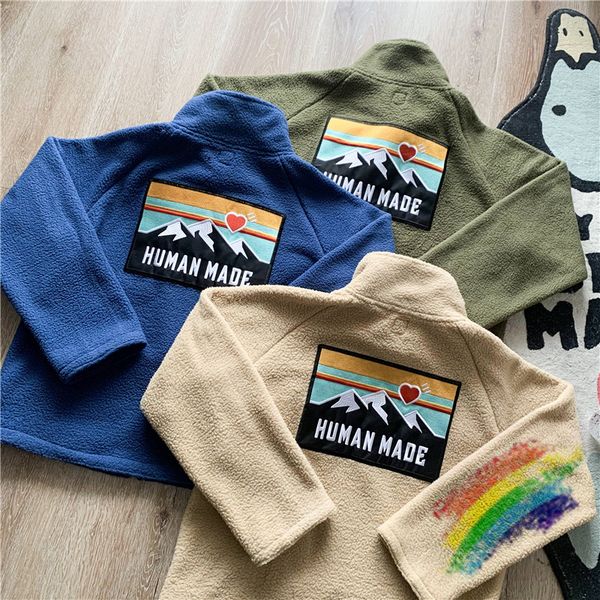 men's jackets human made snow mountain embroidery zipper jacket men women 1 1 polar fleece human made girls dont cry jacket coat 230802, Black;brown
men's jackets human made snow mountain embroidery zipper jacket men women 1 1 polar fleece human made girls dont cry jacket coat 230802, Black;brown