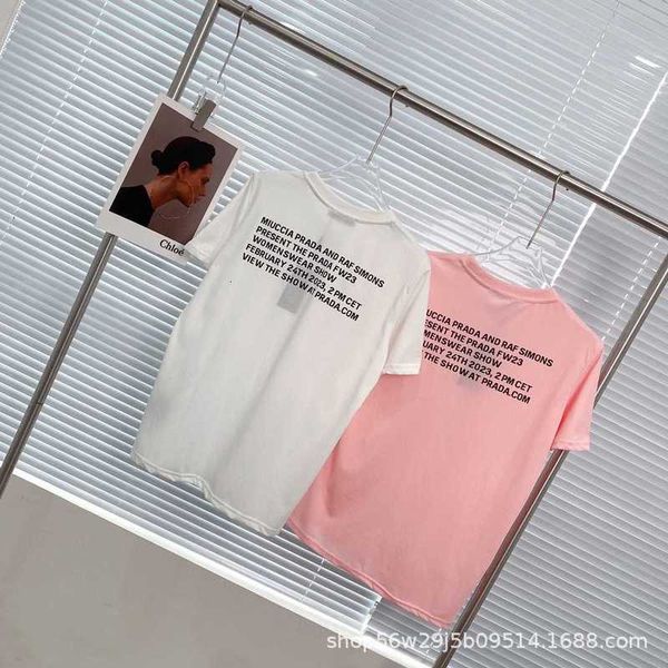 women's t-shirt designer p family 23 early spring new letter printing loose casual short-sleeved t-shirt 4oz7, White
women's t-shirt designer p family 23 early spring new letter printing loose casual short-sleeved t-shirt 4oz7, White