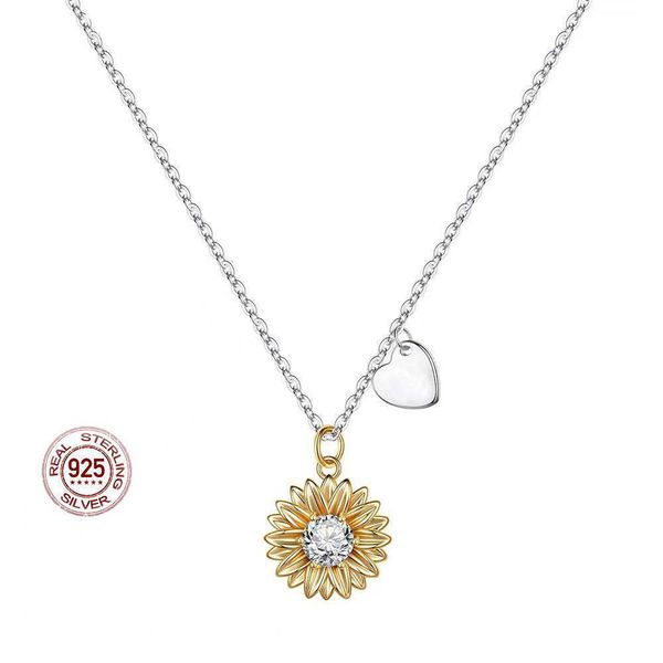 s925 sterling silver small versatile necklace feminine style summer collar chain colorful gold sunflower silver jewelry trend
s925 sterling silver small versatile necklace feminine style summer collar chain colorful gold sunflower silver jewelry trend